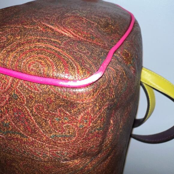 Etro Paisley Multicolor Top Handle Bag - Picture 6 of 14